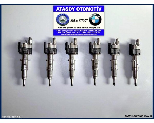 BMW E71 X6 35İ ENJEKTÖR 7565138-01 7565138-02 7565138-03 7565138-04 7565138-05 7565138-06 7565138-07 - 1353 7565138-01 1353 7565138-02 1353 7565138-03 1353 7565138-04 1353 1353 7565138-05 1353 7565138-06 1353 7565138-07